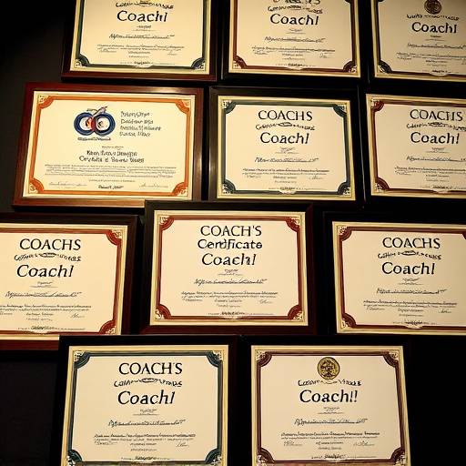 Onderscheidingen van de coach, inclusief certificaten en awards voor excellentie in coaching